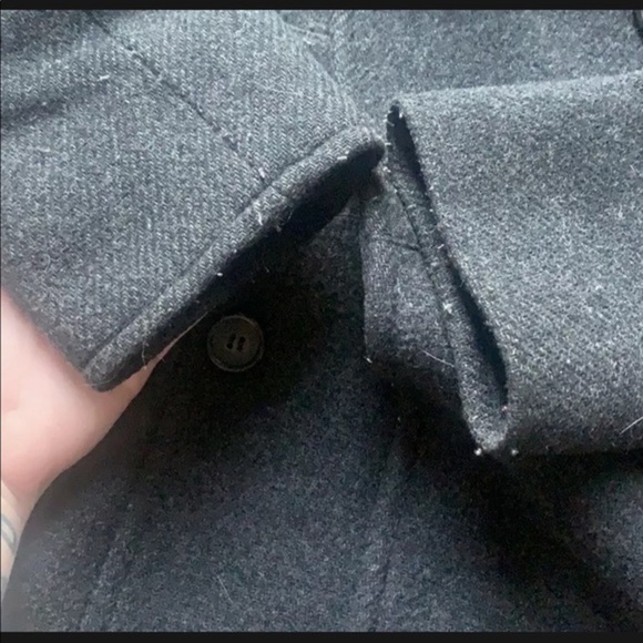 J. Crew Gray Double-Breasted Wool “Nello Gori Stadium Coat” Size 4 - Picture 5 of 10